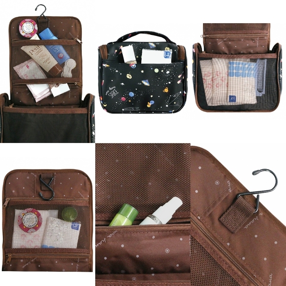 Waterproof Sloth Travel Toiletry Makeup Cosmetic Bag - Picture 3 of 9